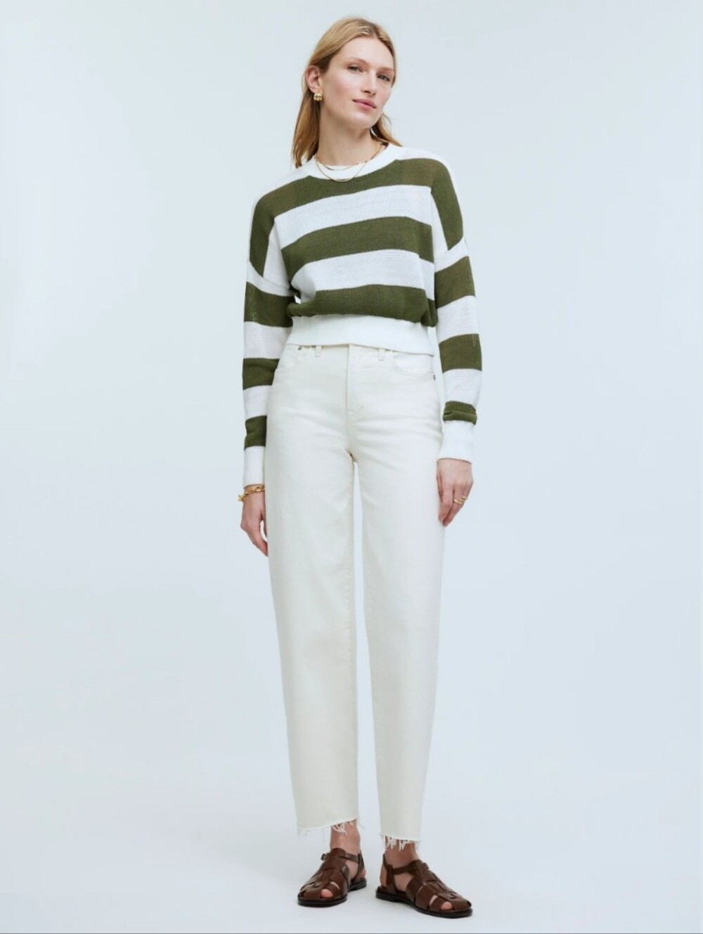 Madewell Loose-Knit Crewneck Sweater